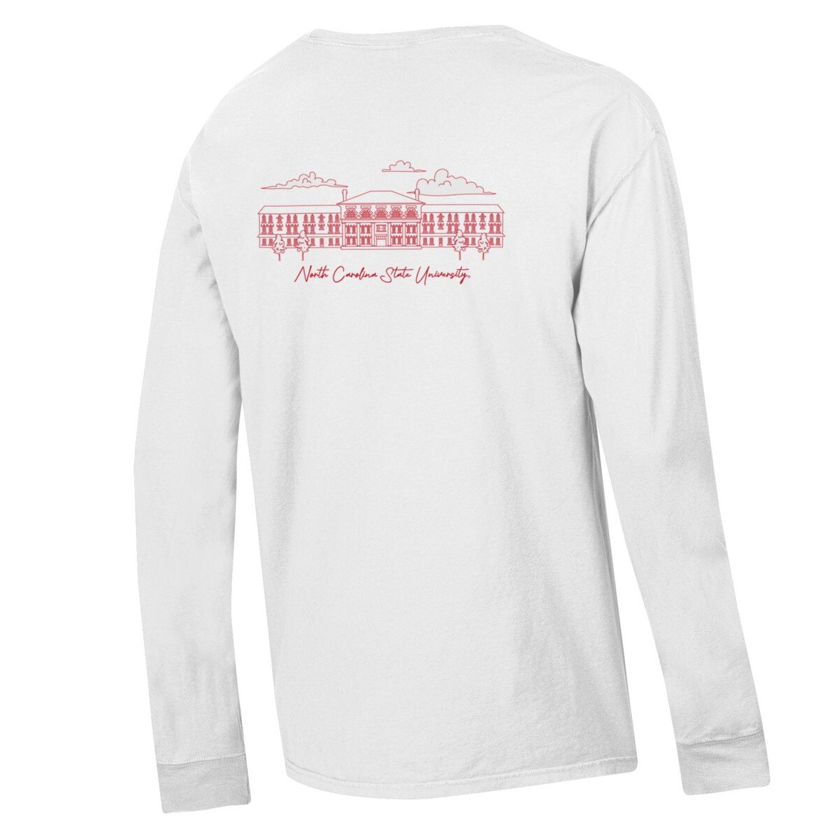 White Long Sleeve Comfort Wash Tee